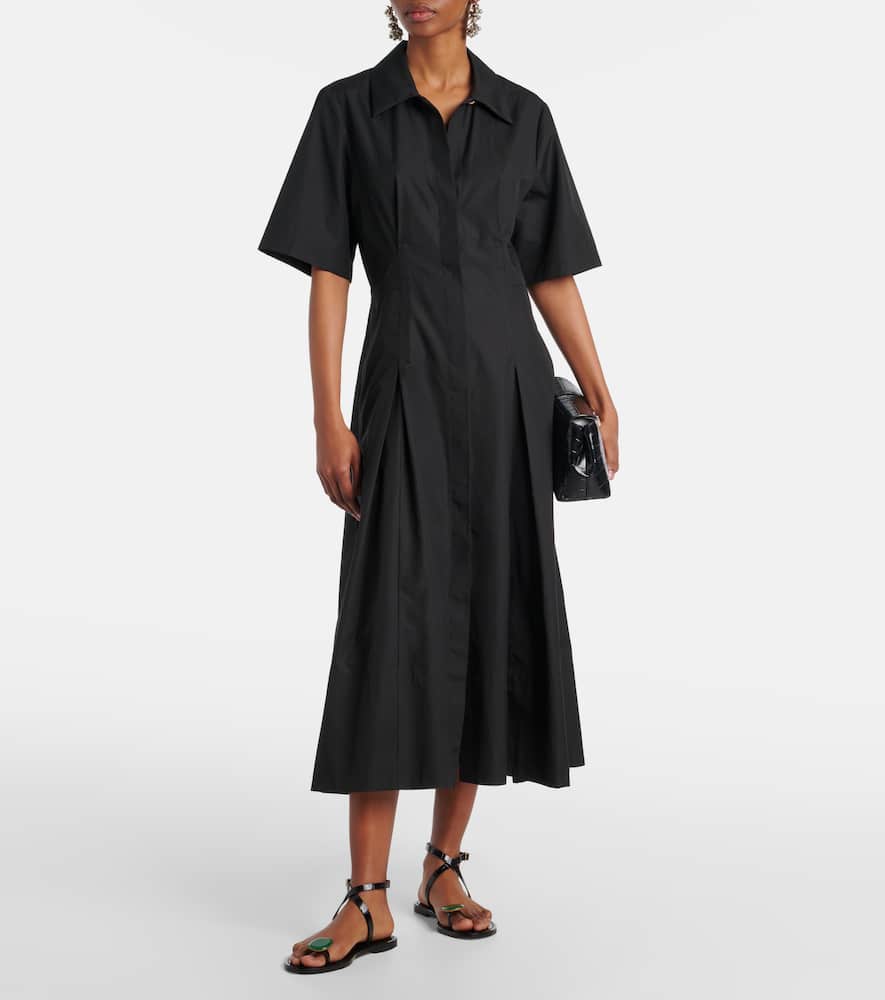 Cotton midi dress