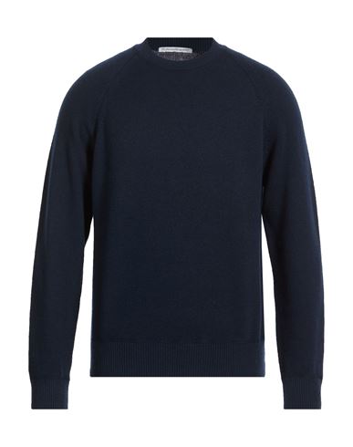Man Sweater Midnight blue Size M Wool, Polyamide
