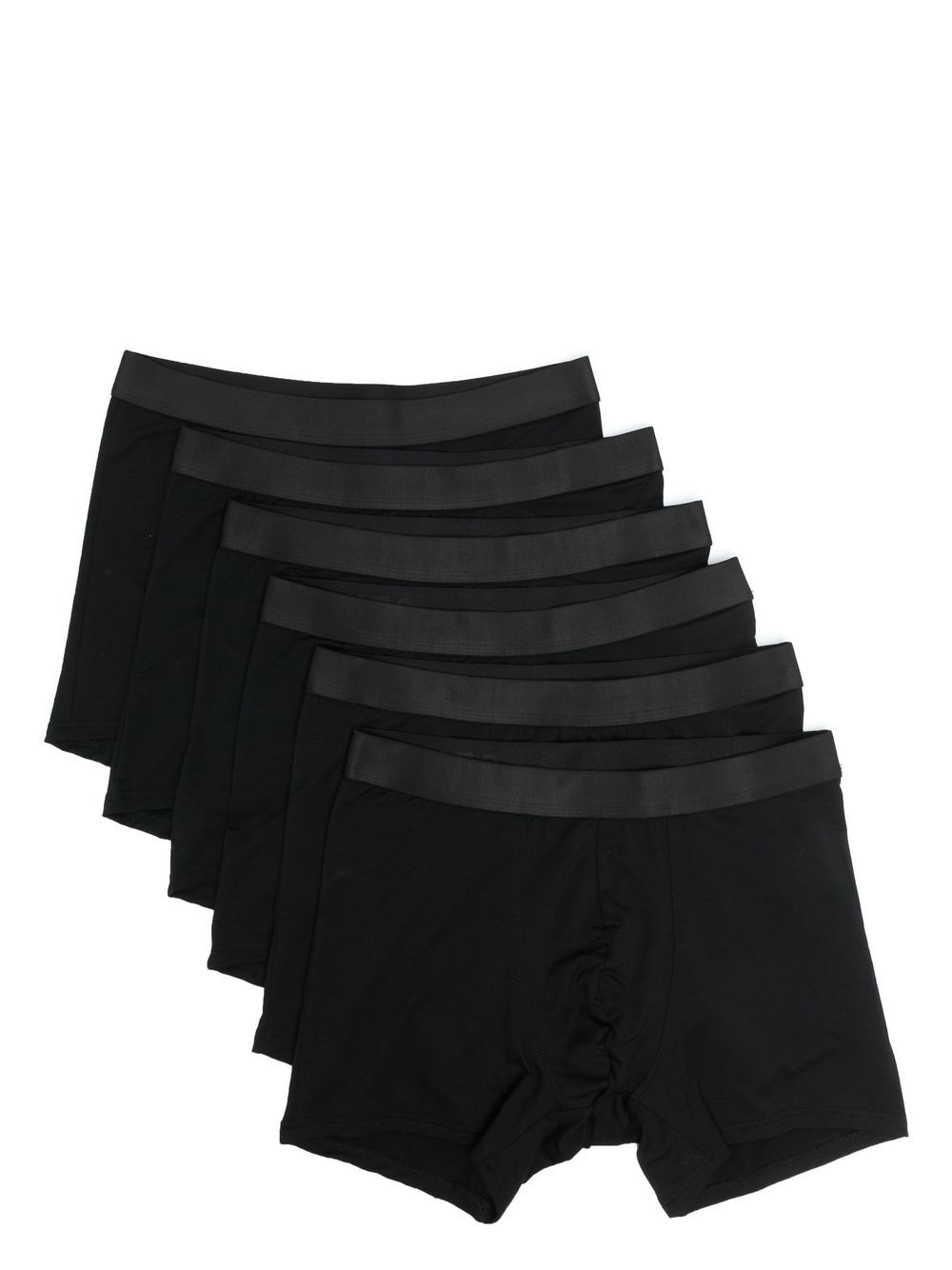 Logo-waistband boxer pack - Black