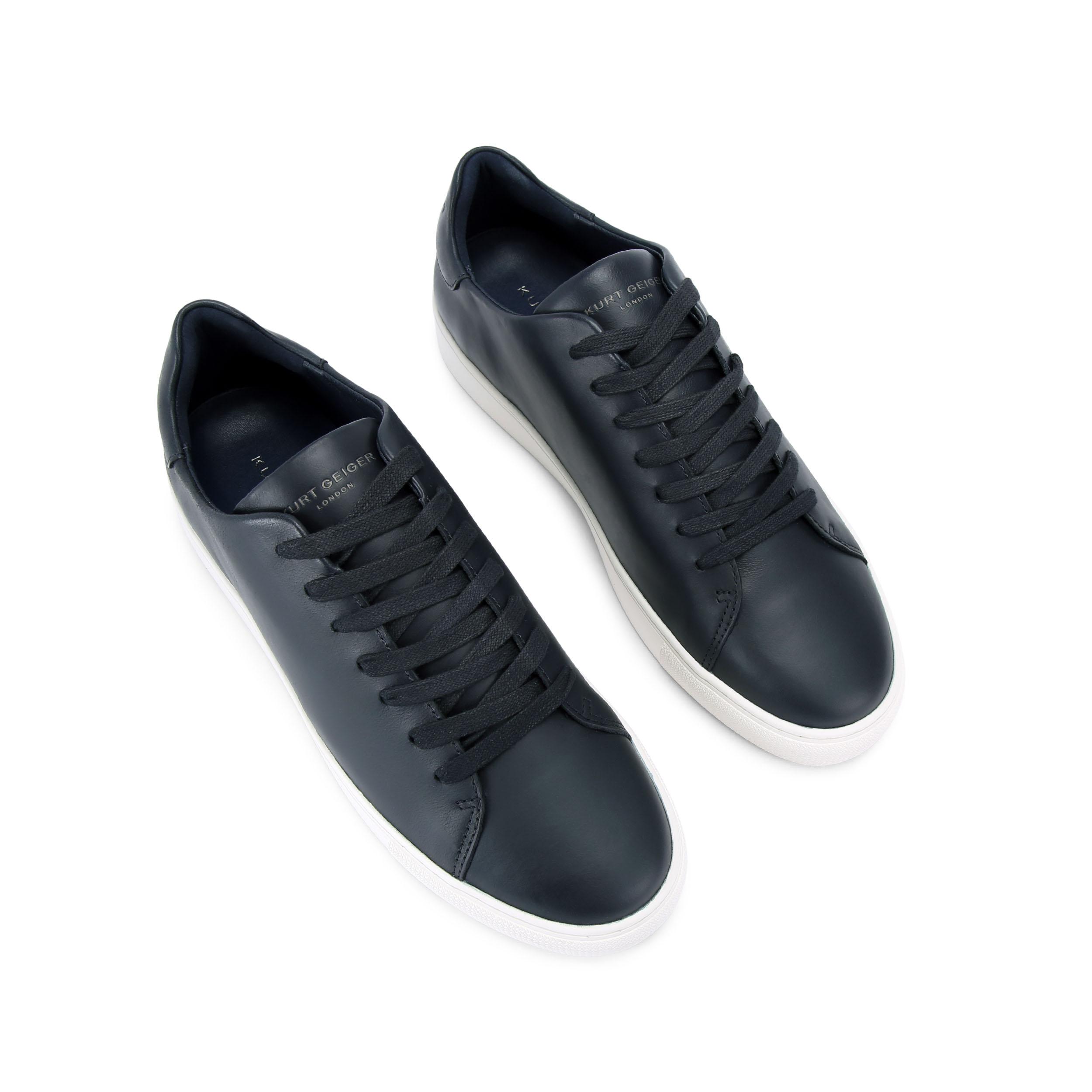 Kurt Geiger London Mens Leather Lennon Sneakers - Blue