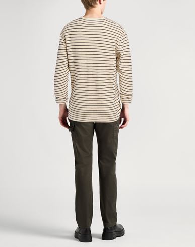 Man Sweater Cream Size S Cotton