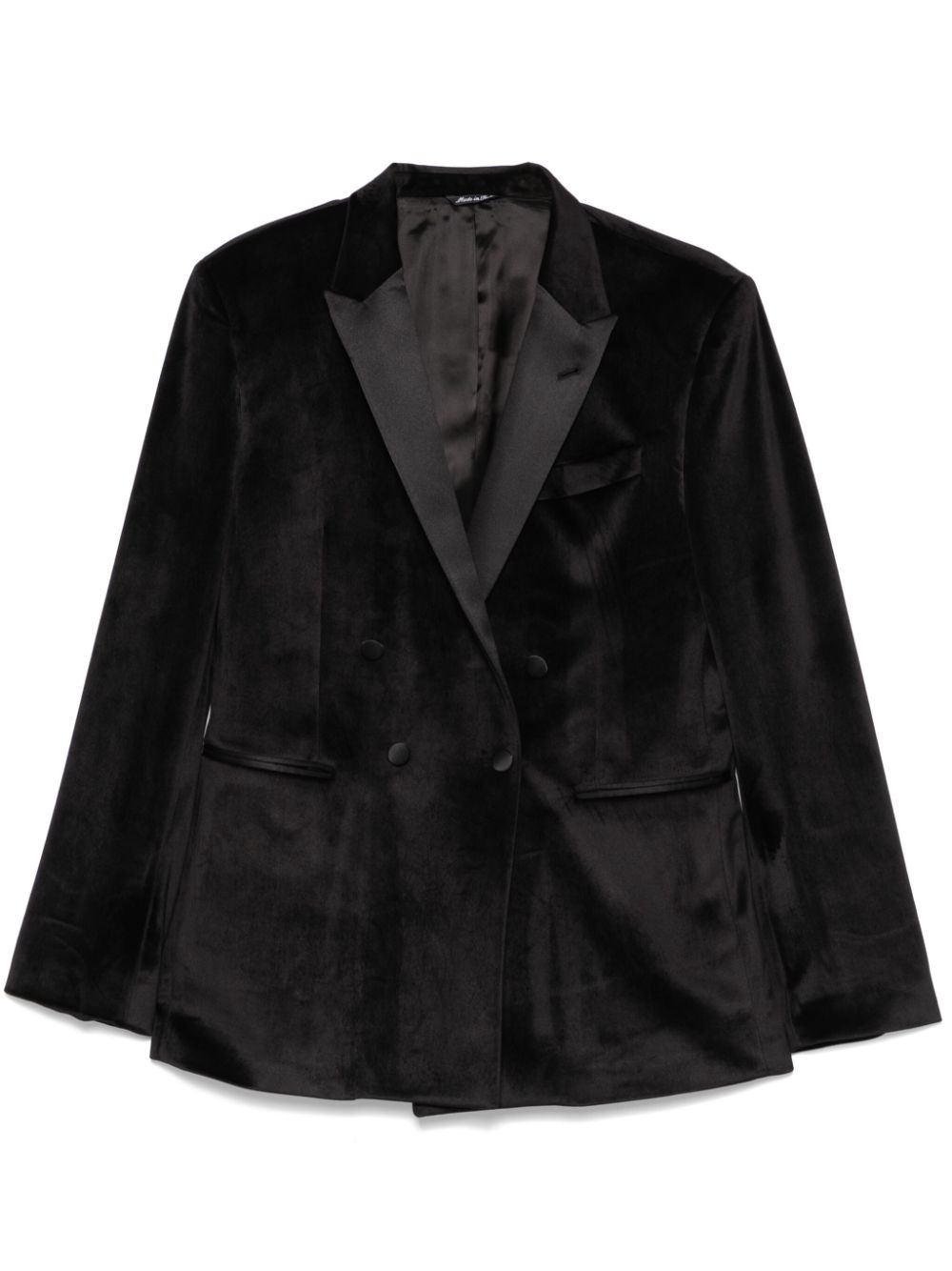 Velvet blazer - Black