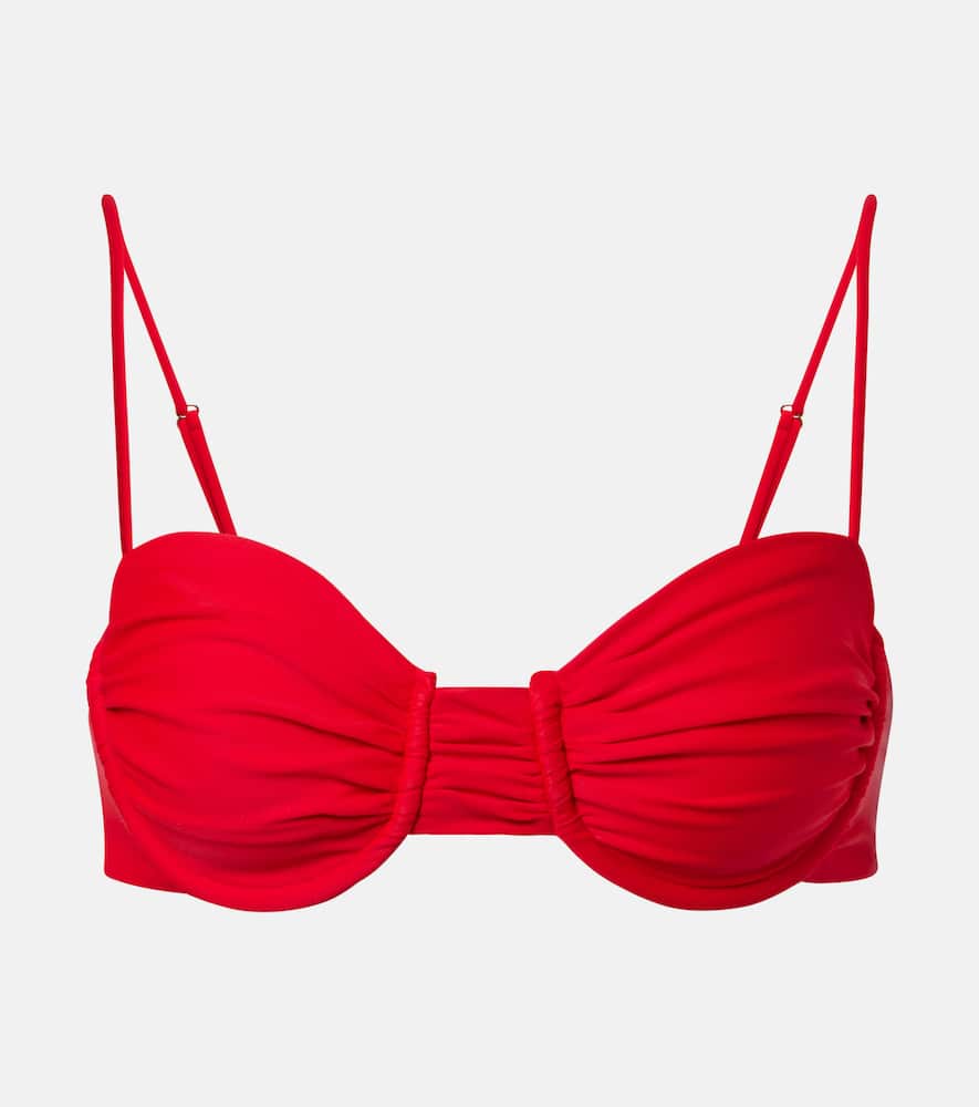 Mia ruched bikini top