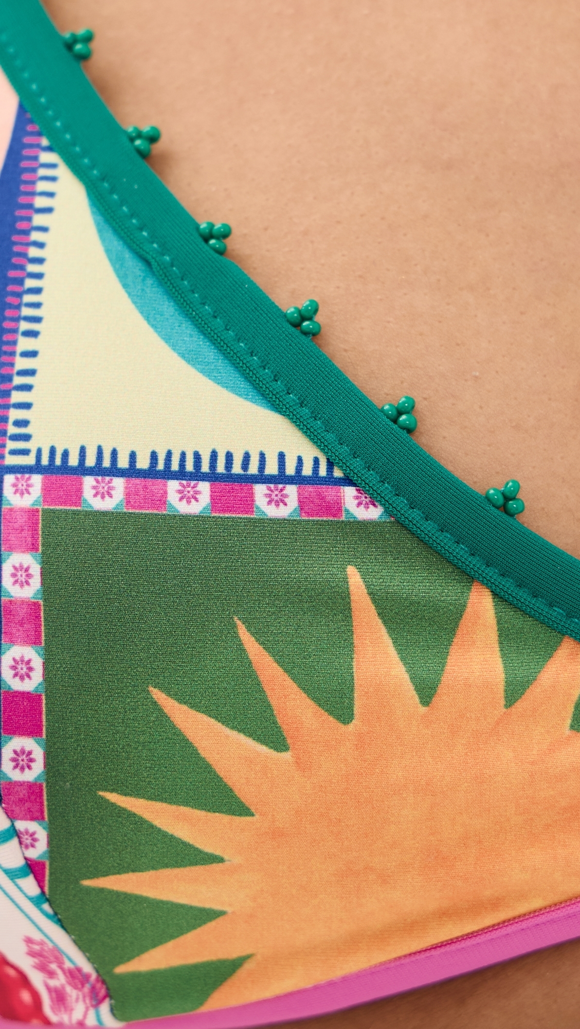 Howy Hand Embroidered Reversible Top Multicolor