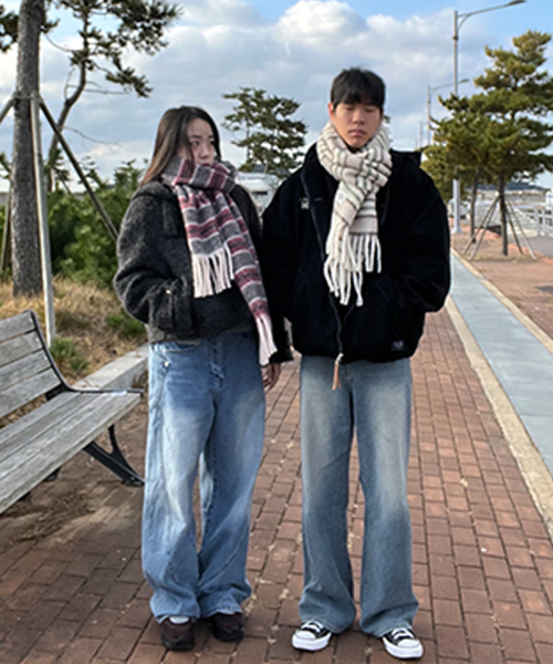 Winter Soft Stripe Muffler