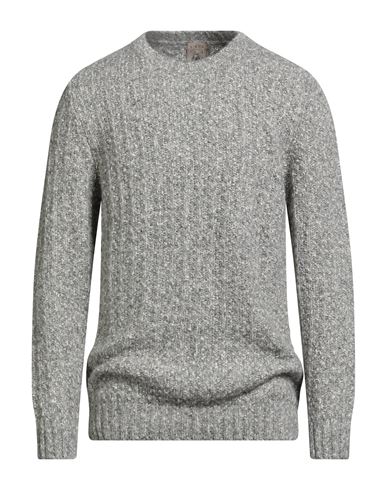 Man Sweater Grey Size 42 Cotton, Polyacrylic, Alpaca wool, Polyamide, Merino Wool