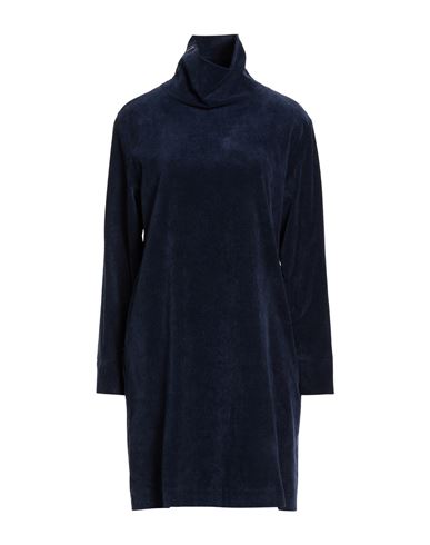 Woman Mini dress Navy Size 8 Cotton, Modal, Elastane