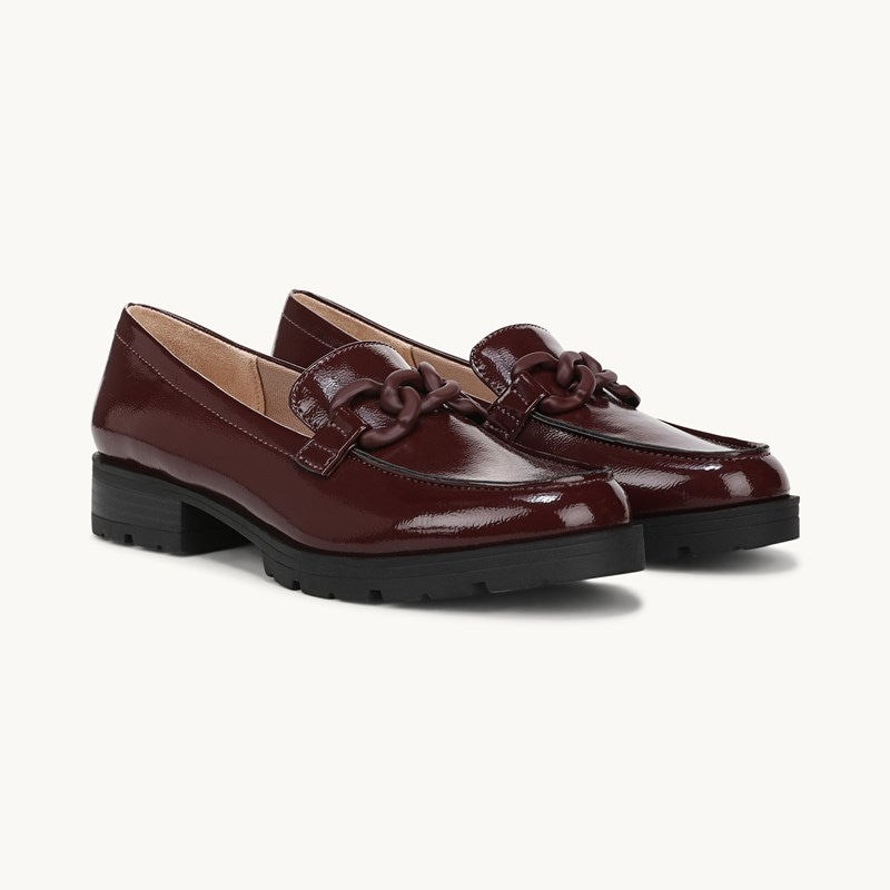 Stride London 2 Loafer Shoes California Wine Patent Leather