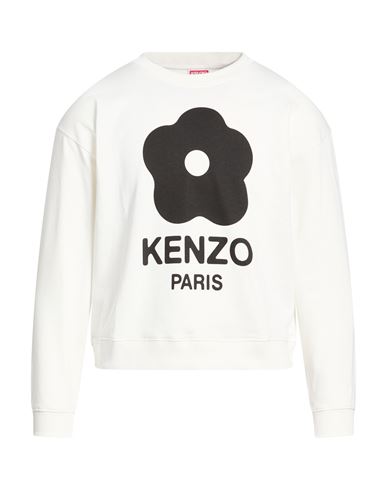 Man Sweatshirt Ivory Size L Cotton