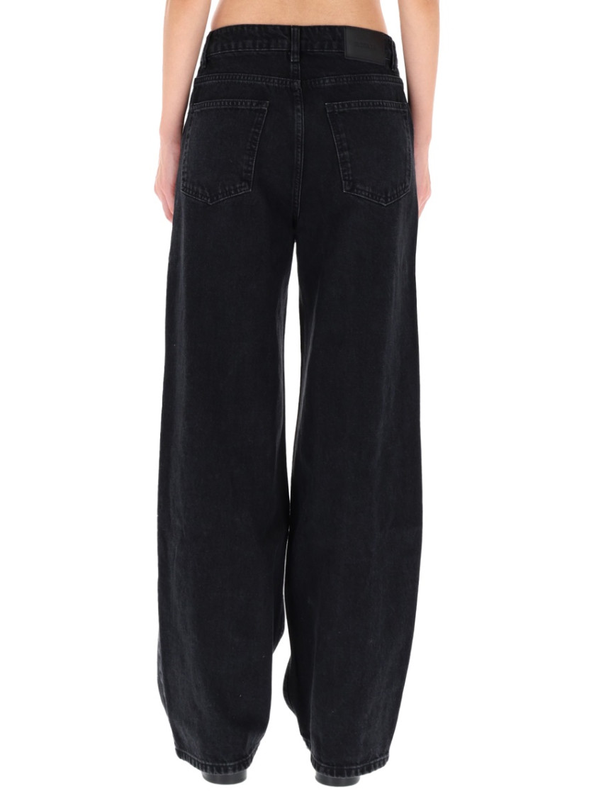 Black Relaxed High Rise Jeans