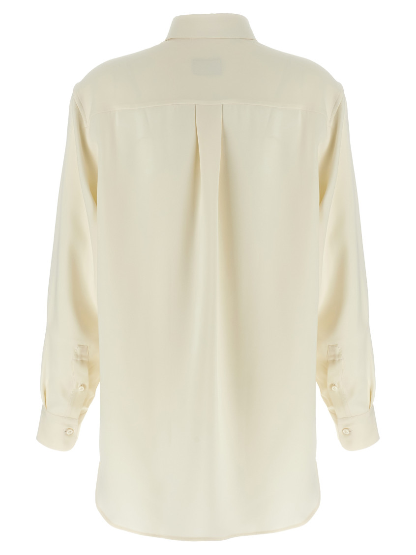 Brioni - Cady Silk Shirt Shirt And Blouse White