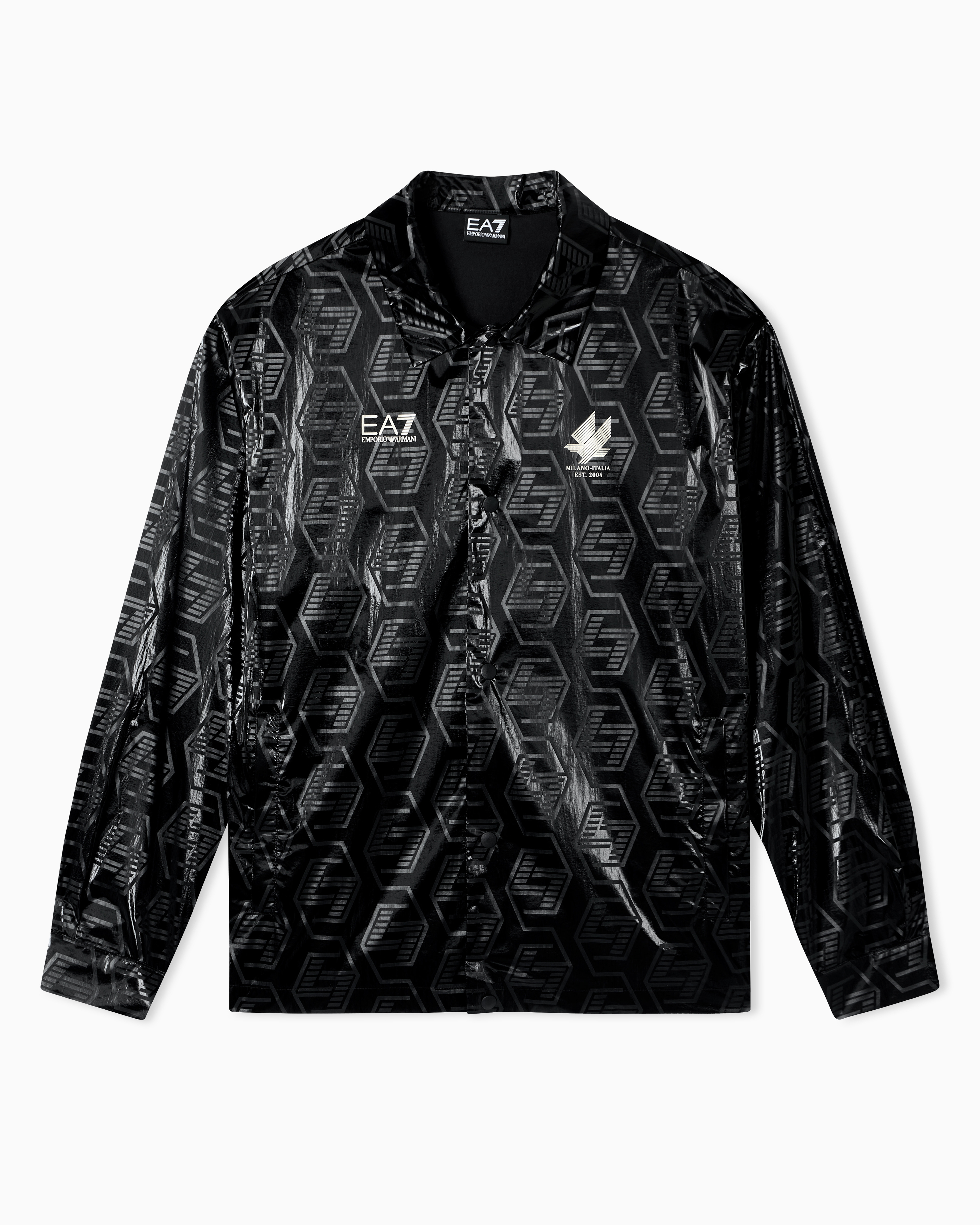 Soccer shirt jacket in technical fabric