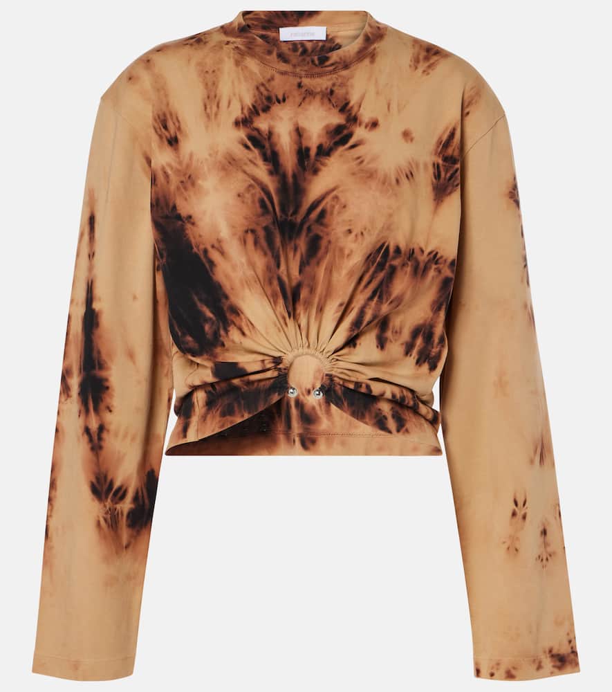 Tie-dye cotton jersey T-shirt