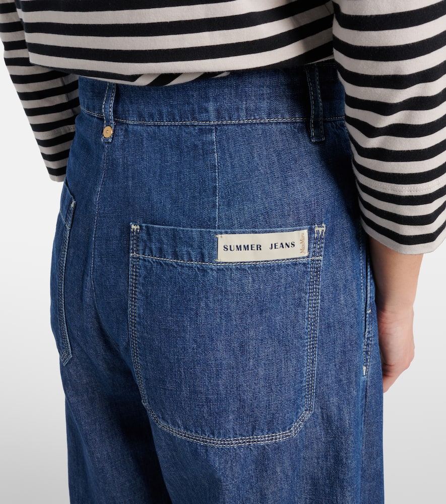 Paul high-rise wide-leg jeans