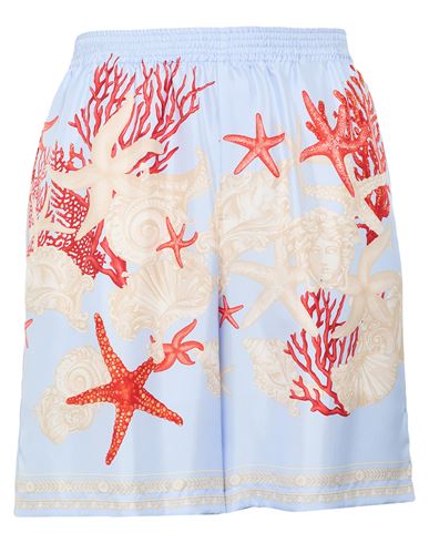 Man Shorts & Bermuda Shorts Sky blue Size 28 Silk