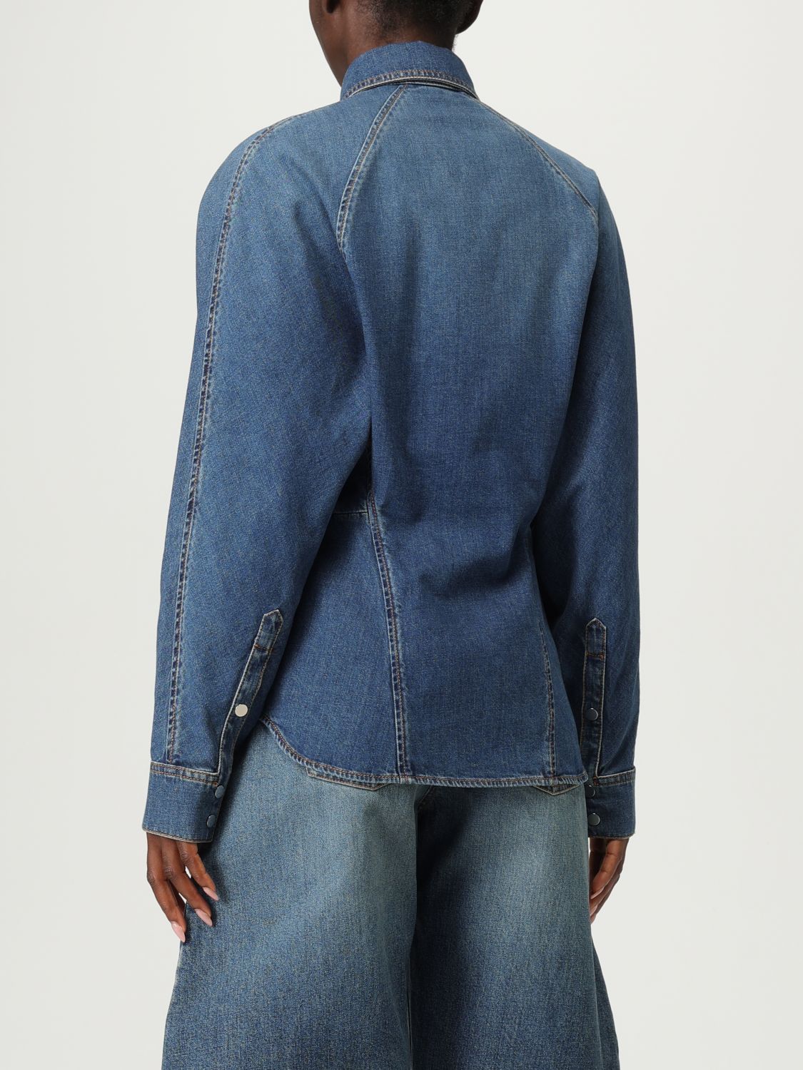 Shirt ALAÏA Woman color Blue
