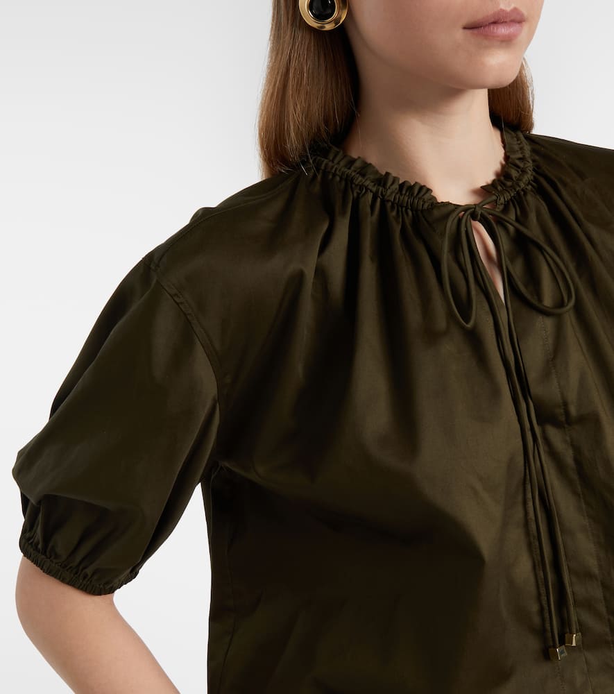 Nador cotton poplin blouse