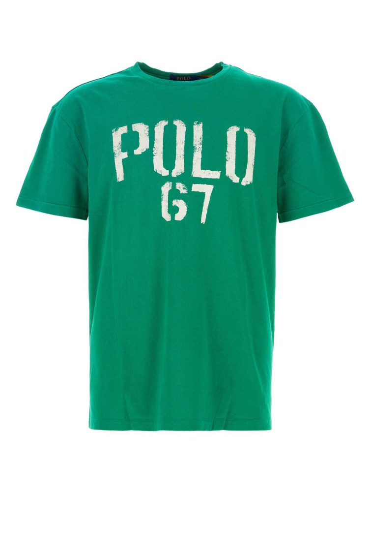 Polo Ralph Lauren - cotton crew neck graphic print t-shirt