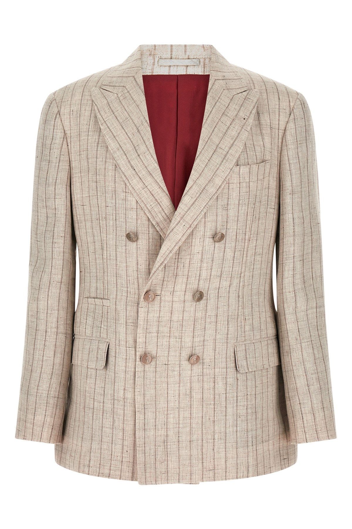 Pinstripe Twill Blazer