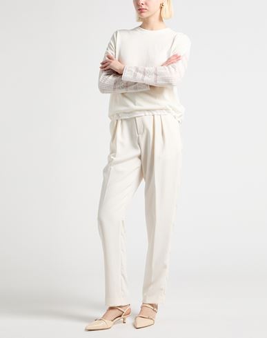 Woman Sweater Ivory Size 10 Cotton, Polyester