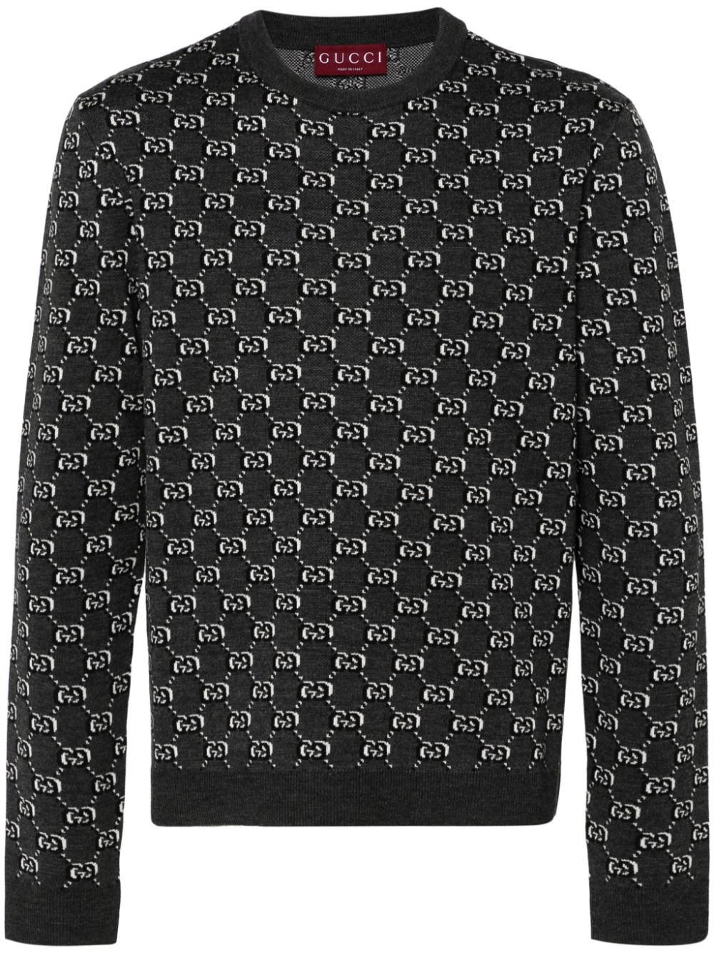 Interlocking G-jacquard sweater - Grey