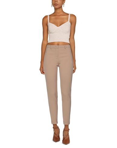 Seductive Woman Pants Camel Size 8 Polyester, Viscose, Cotton, Elastane