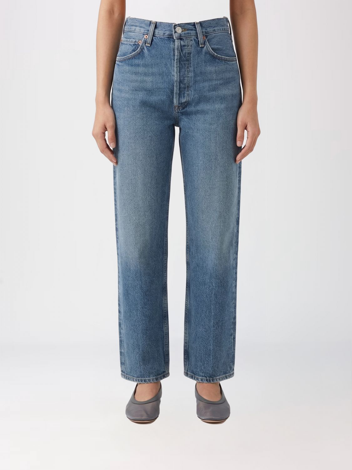 Jeans Woman color Denim