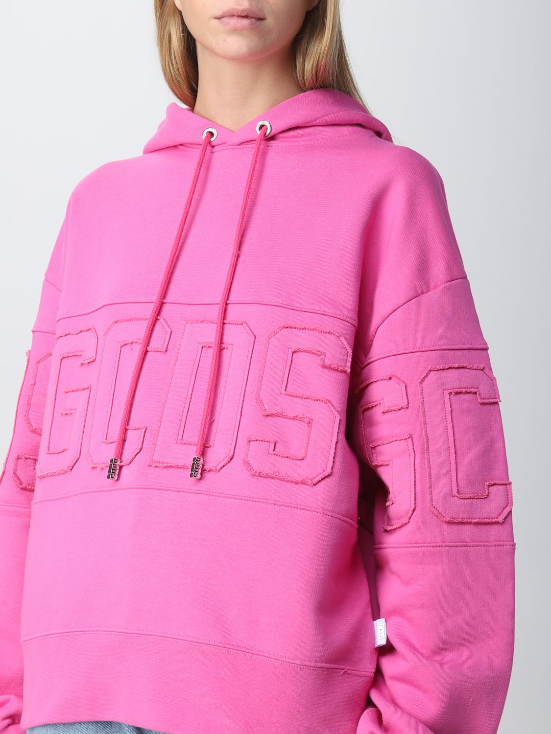 Sweatshirt Woman color Fuchsia