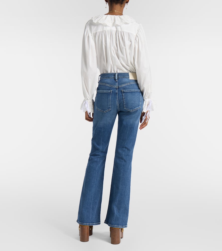 Lilah 325 high-rise flared jeans