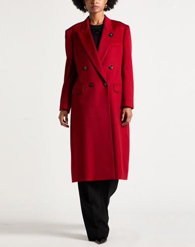 Woman Coat Red Size 4 Cashmere