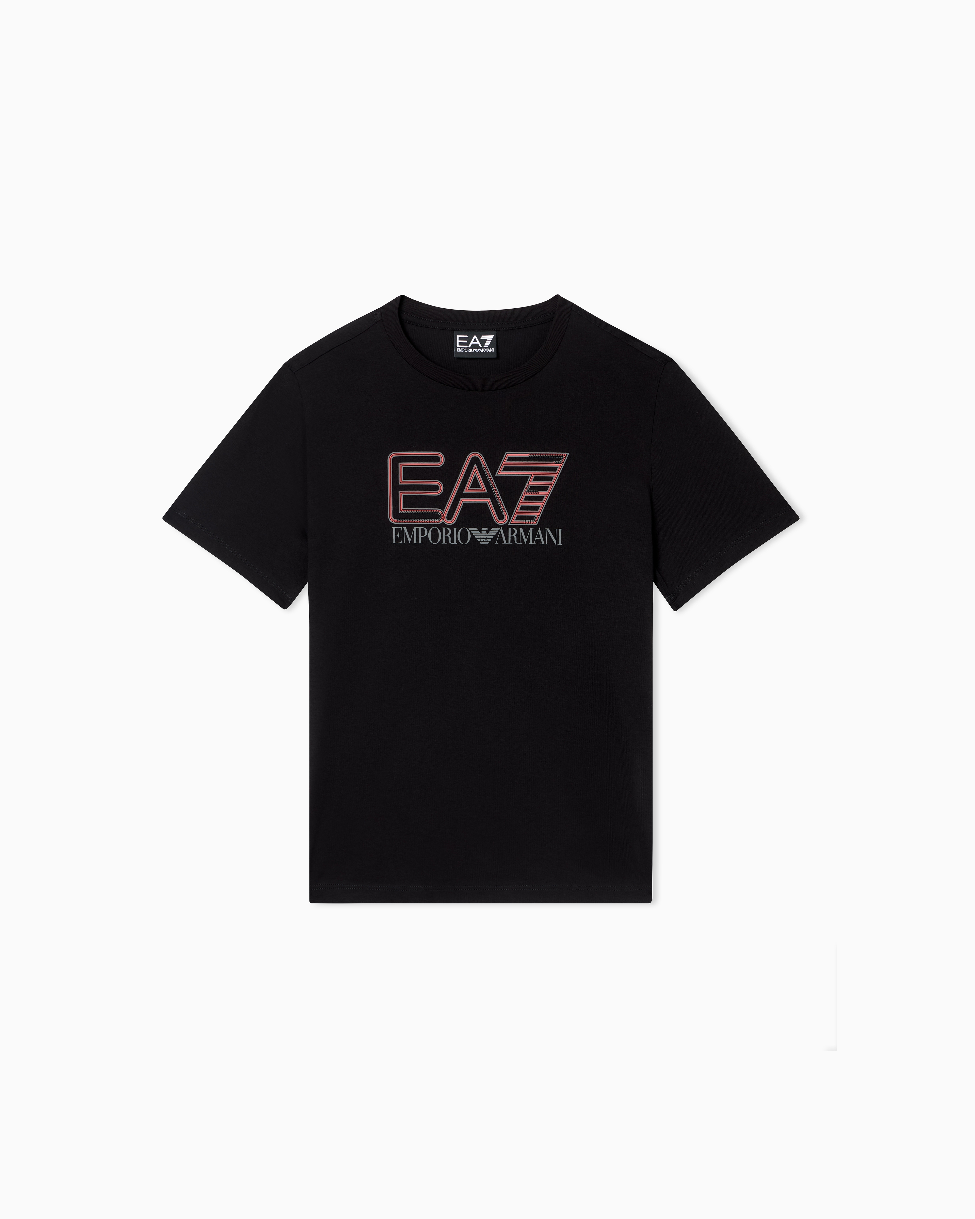 Visibility cotton jersey T-shirt with logo