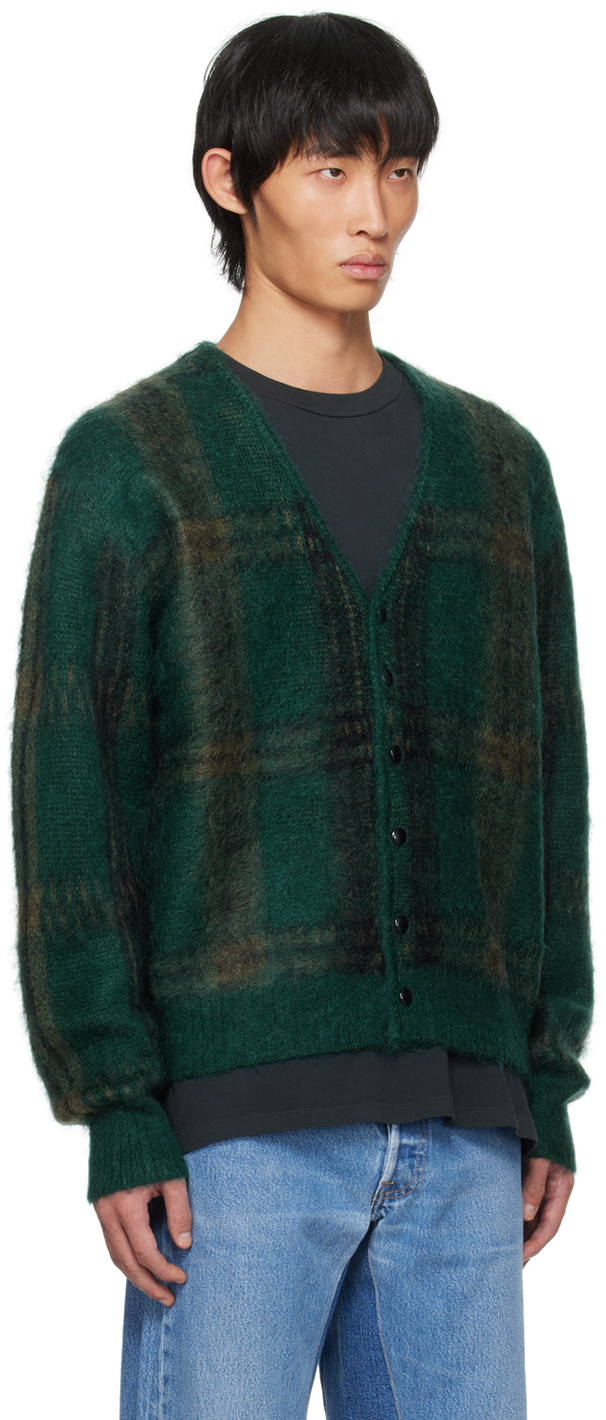 Re/Done Green 60s Cardigan