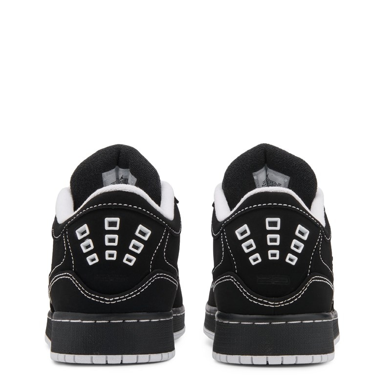 Men's 1 Flight Low Sneakers (Black/White)