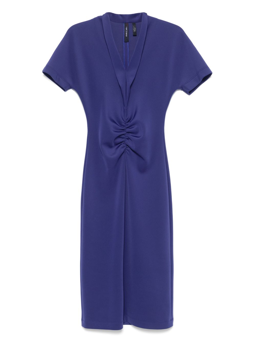 MARCCAIN gathered midi dress - Purple