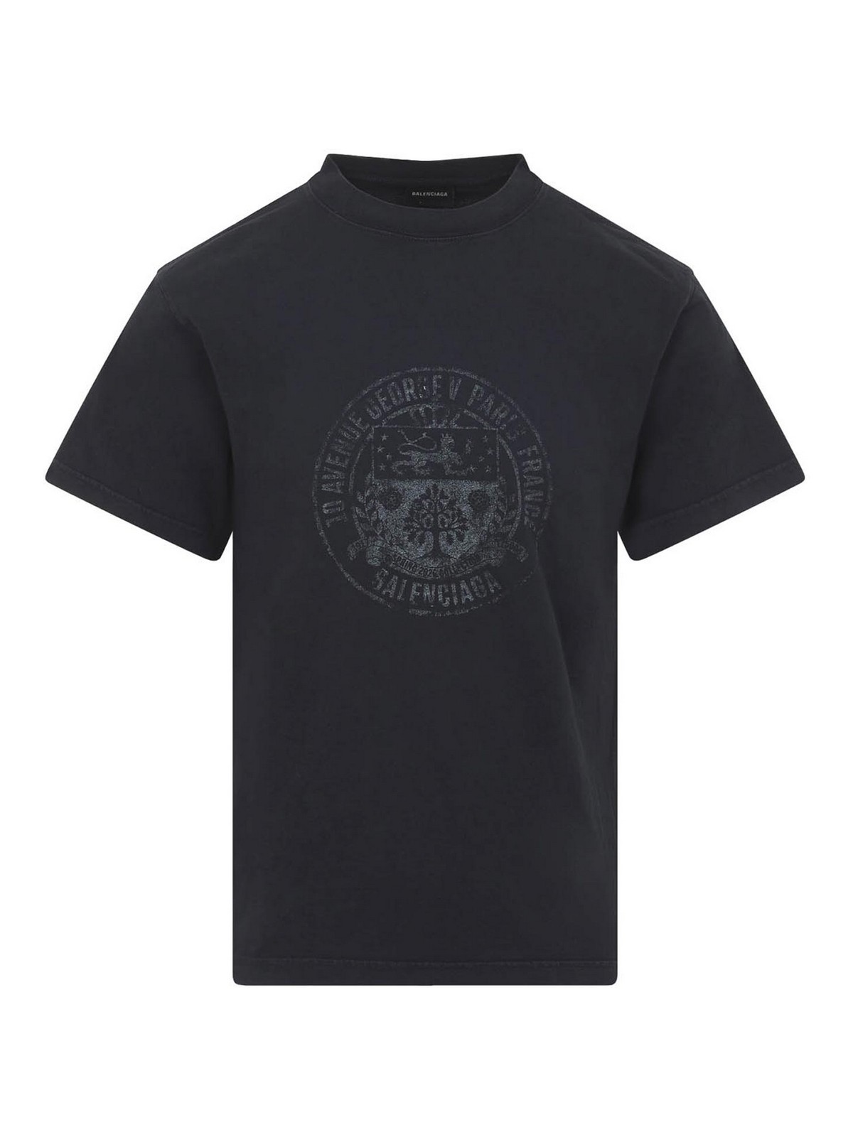 Balenciaga - graphic logo crew neck short sleeve t-shirt