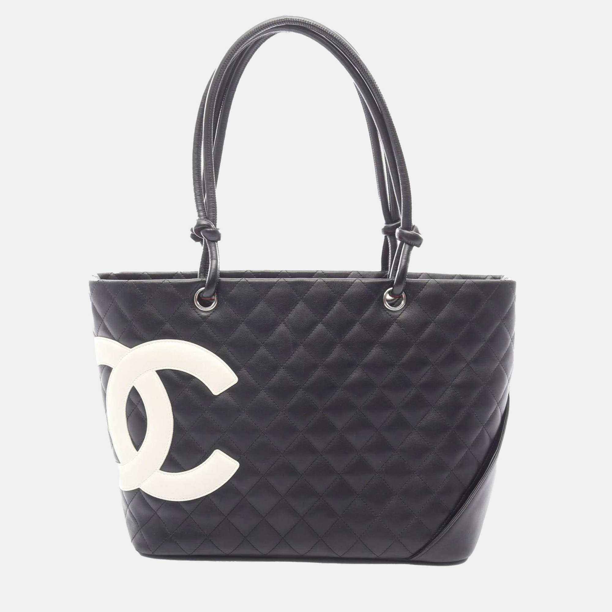 Chanel Black Large Lambskin Cambon Ligne Tote