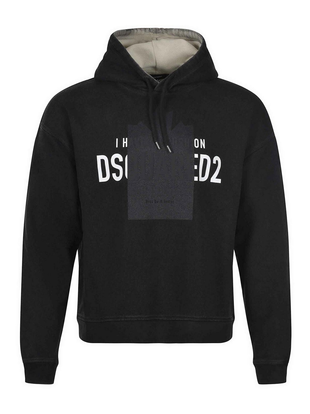 Logo Printed Drawstring Hoodie