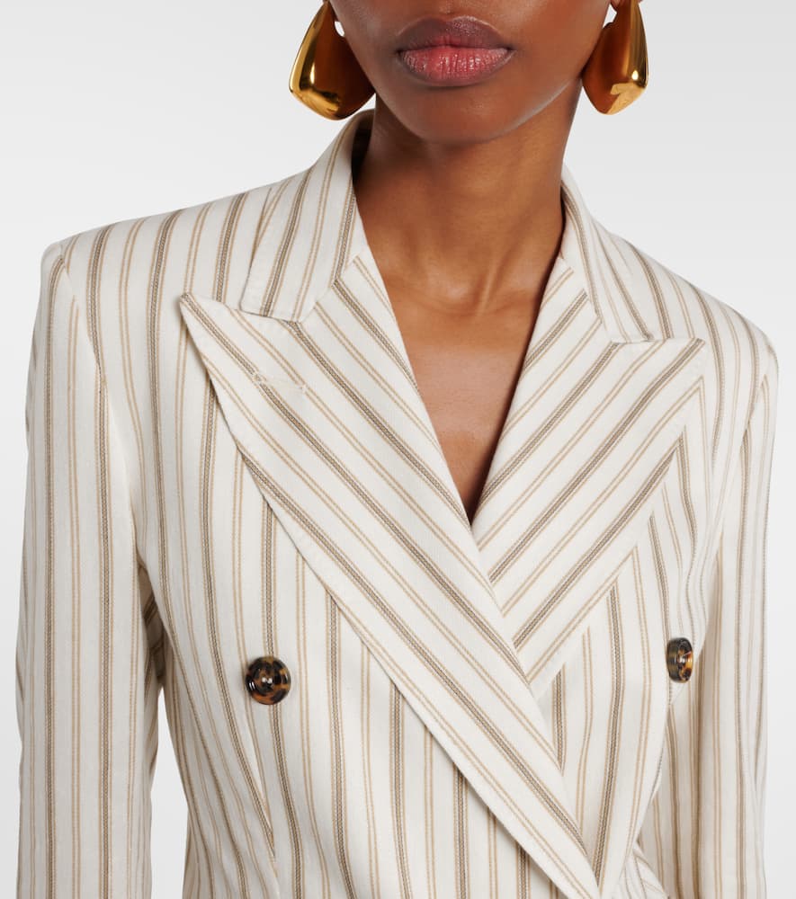Pensile cotton and linen blazer