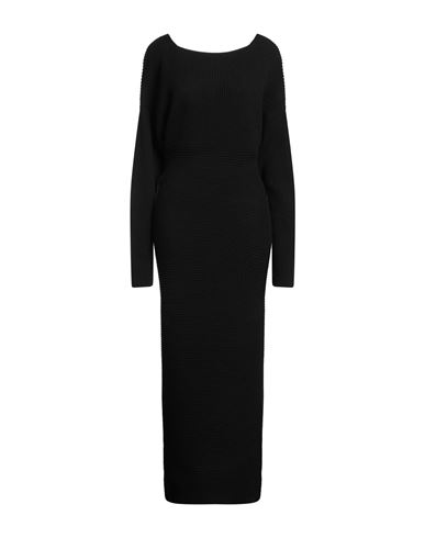 Woman Maxi dress Black Size 2 Cashmere, Polyamide