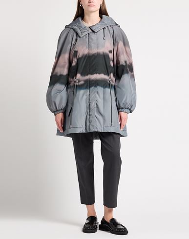 Woman Coat Grey Size 8 Polyester