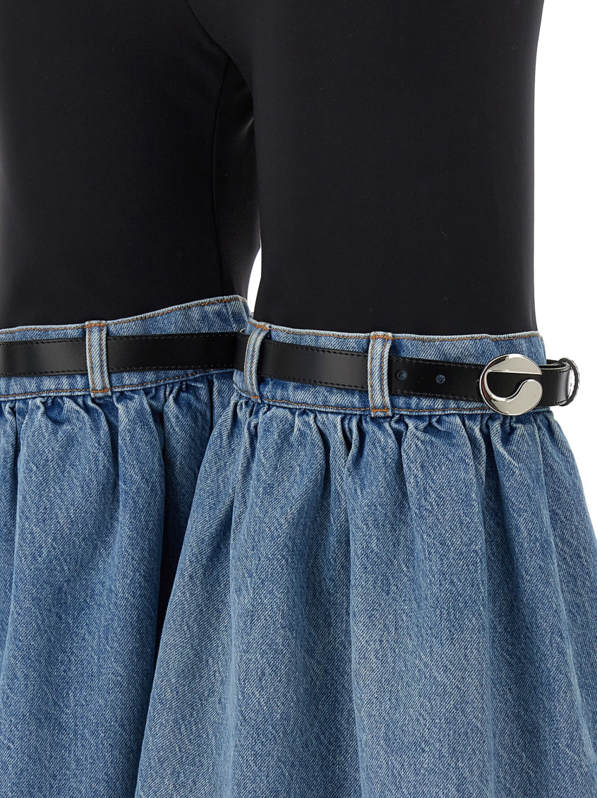 Hybrid Denim Flare Pants