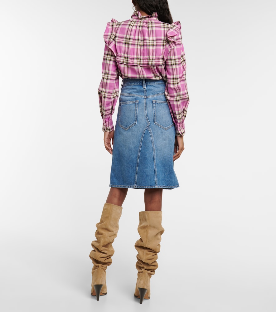Marant Etoile Fiali denim midi skirt