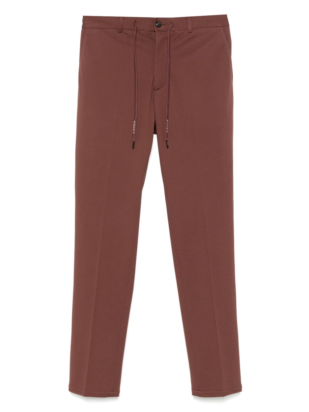 Cotton Trousers — Chestnut Brown