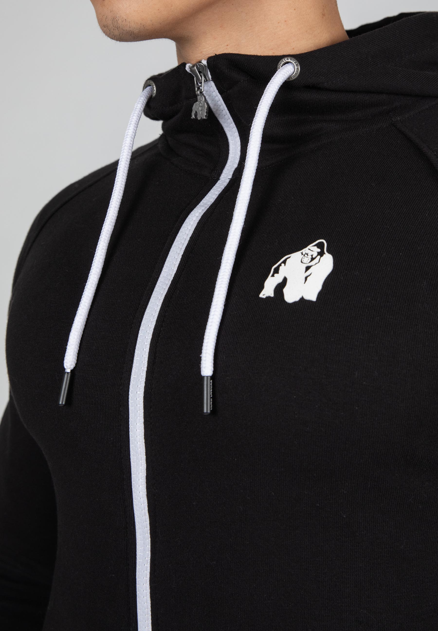 Payette Zipped Hoodie - Black