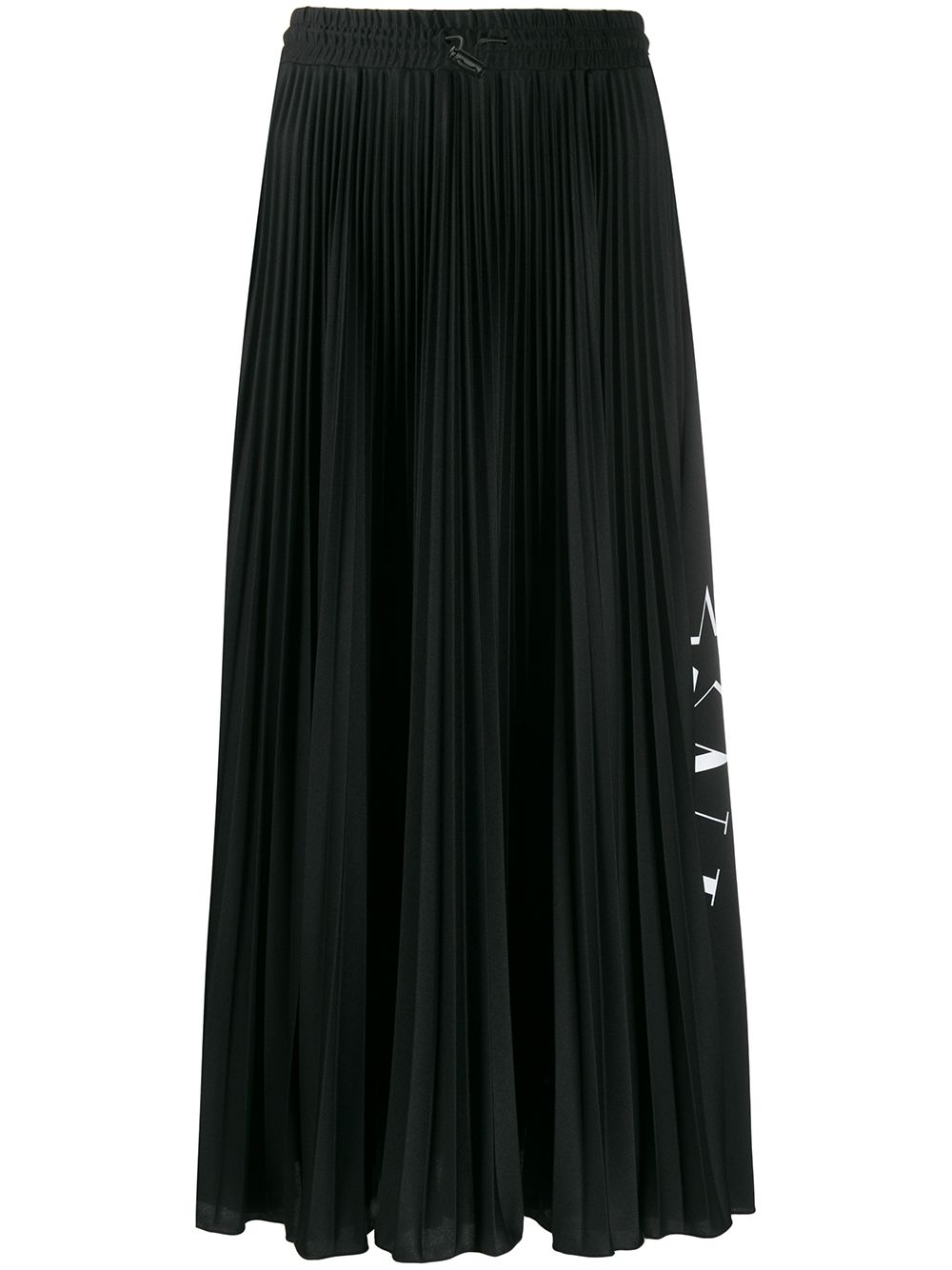 VLTN STAR pleated skirt - Black