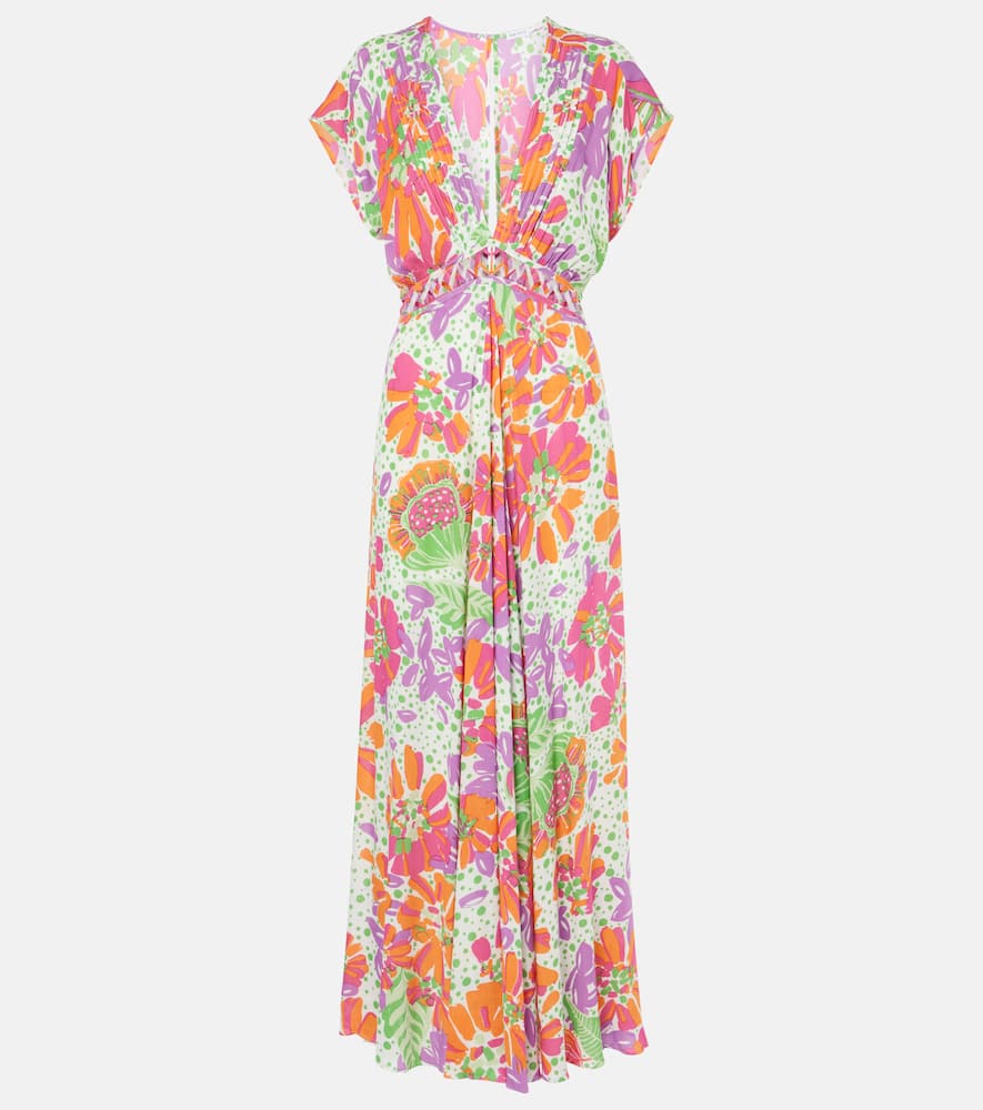 Cecile floral maxi dress