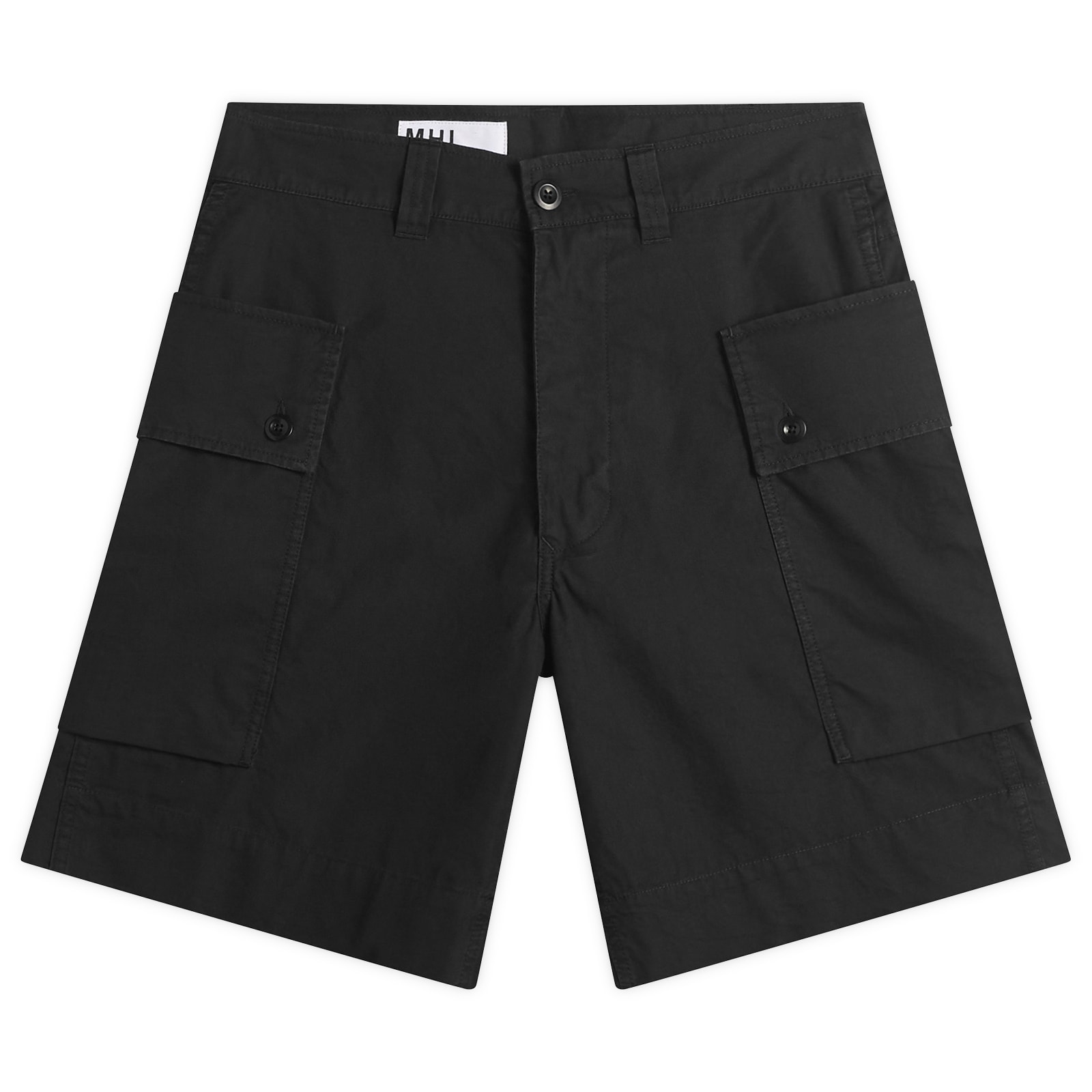 Men's Cargo Pocket Shorts in Black