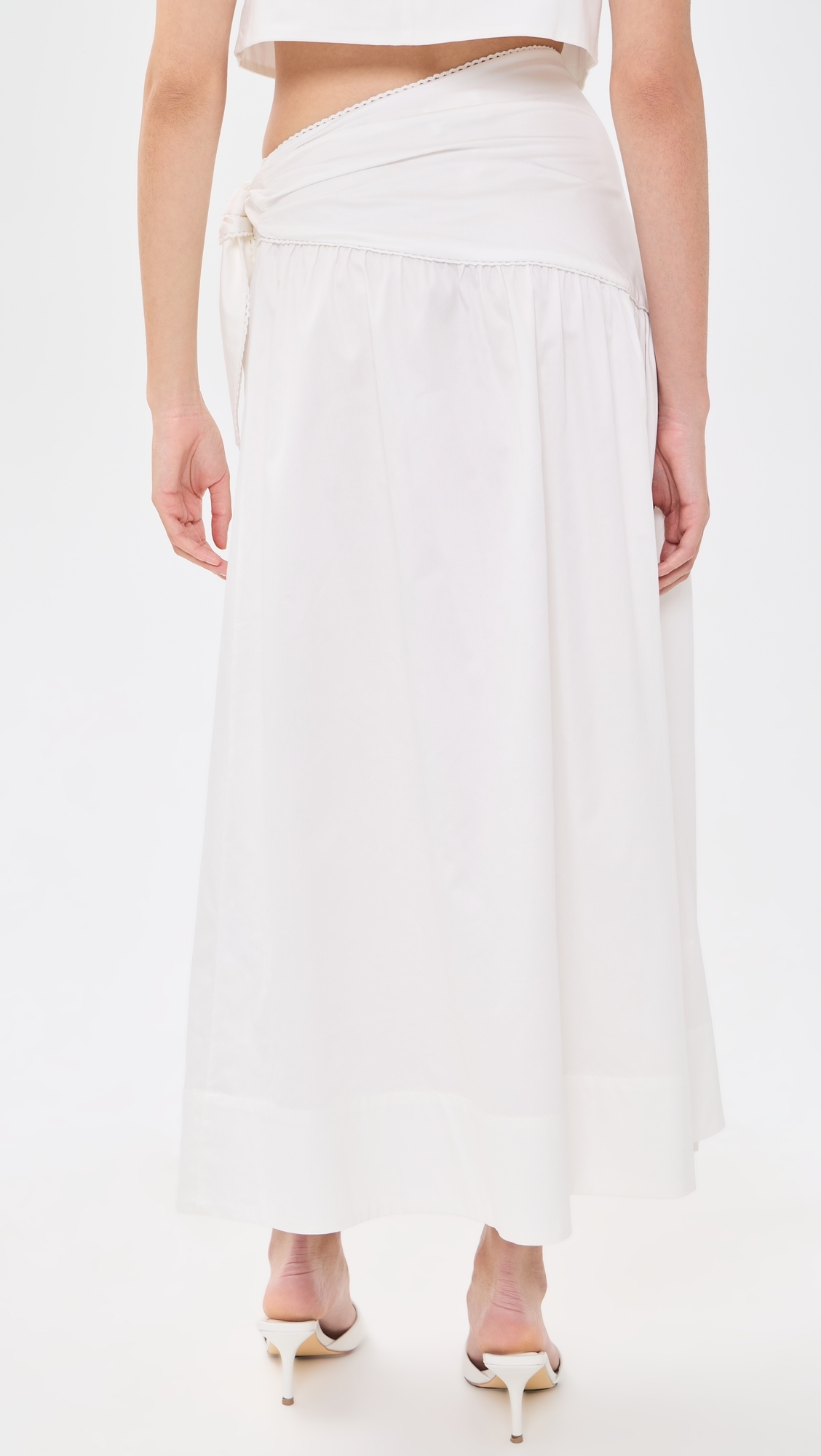 Dixie Tie Skirt White