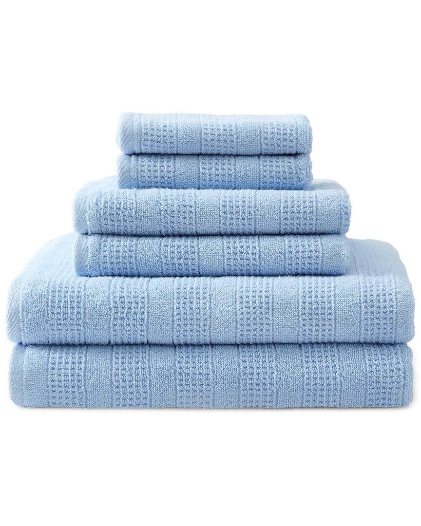 Bedford Cottage 100% Cotton Solid 6pc Towel Set