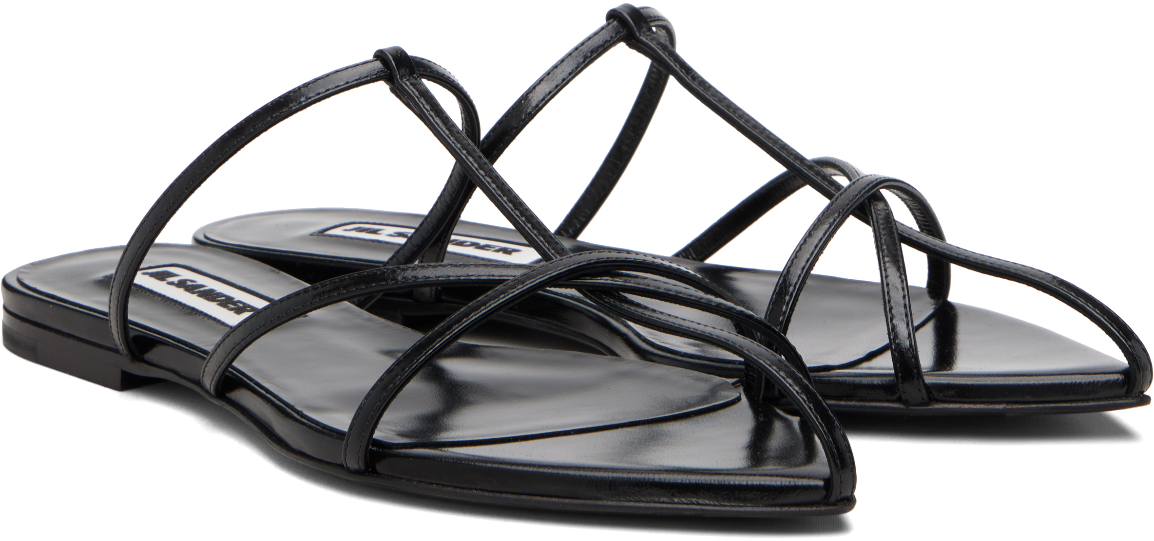 Black Pointed Toe Sandals